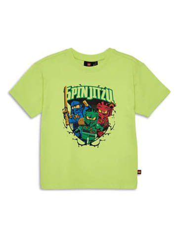 Shirt in Grün/ Bunt