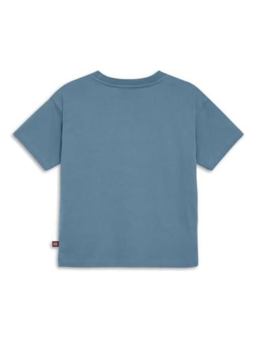 Shirt in Blau/ Bunt