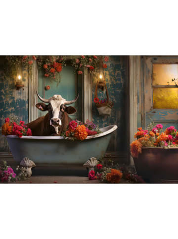 1.000-częściowe puzzle "The cow in the bathtub" - 14+