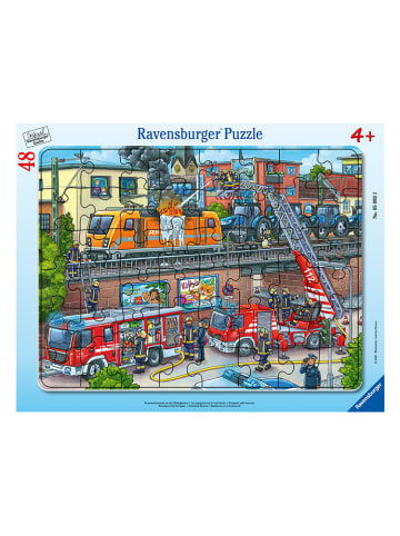 48-delige puzzel "Brandweeroperatie op het spoor" - vanaf 4 jaar