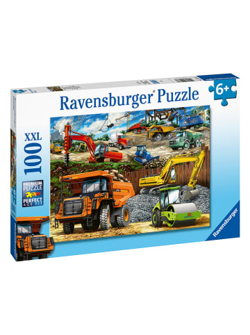 100-częściowe puzzle "Vehicles on the construction site" - 6+