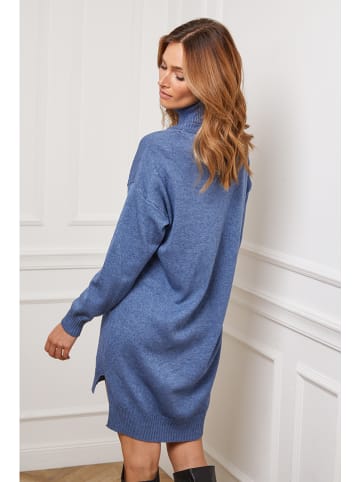 Gebreide jurk "Abufera" blauw