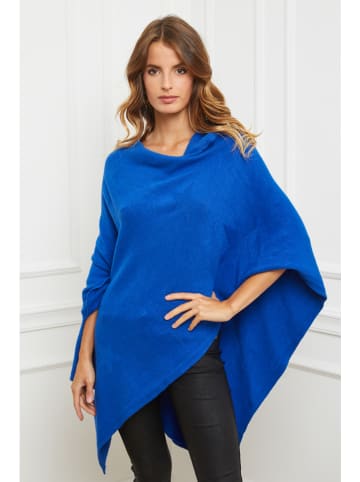 Poncho "Bali" blauw