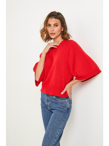 Sweter "Cassiopee" w kolorze czerwonym