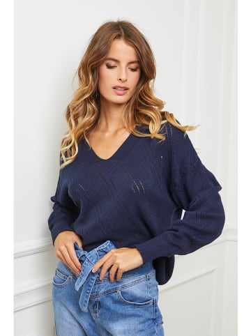 Pullover "Cetif" in Dunkelblau