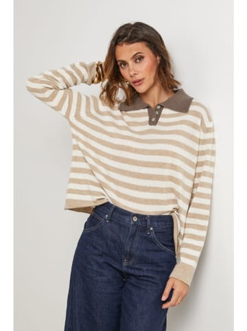 Pullover "Dahlia" in Beige/ Creme