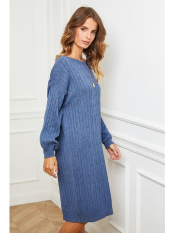 Strickkleid "Holene" in Blau