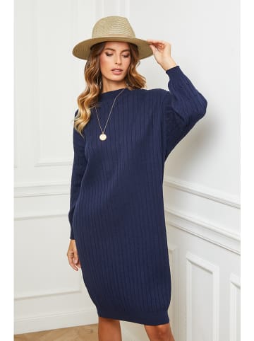 Strickkleid "Holene" in Dunkelblau