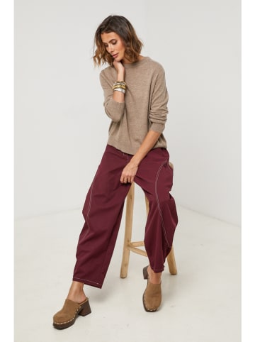 Sweter "Saphir" w kolorze jasnobrązowym