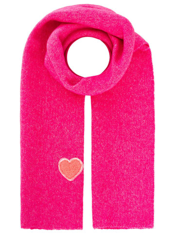 Schal "Heart Patch" in Pink