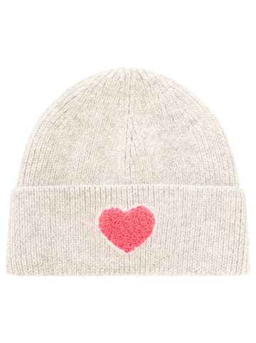 Mütze "Heart Patch" in Beige