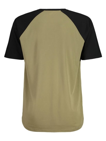 Funktionsshirt "KeeseckM." in Khaki/ Schwarz