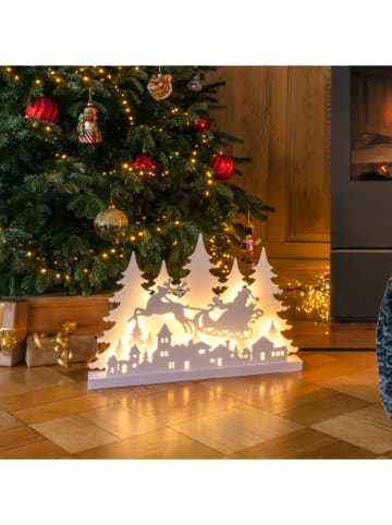 Dekoracyjna lampa LED "Reindeer" w kolorze ciepłej bieli - 60 x 40,5 x 8 cm