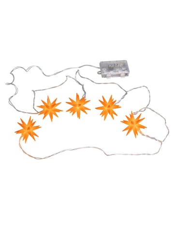 LED-Lichterkette in Orange - Ø 6 cm
