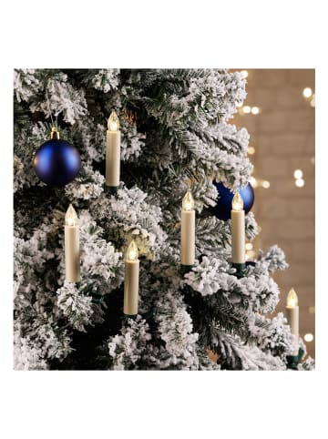Ledkerstboomkaarsen warmwit - 10 stuks