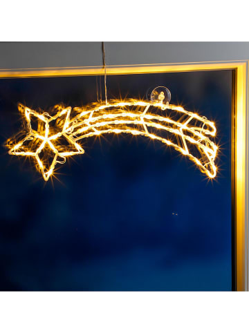 Dekoracyjna lampa LED w kolorze ciepłej bieli - 42 x 45 cm