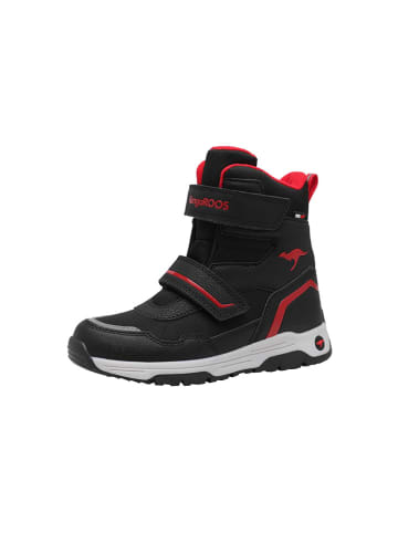Boots "Camp V" in Schwarz/ Rot