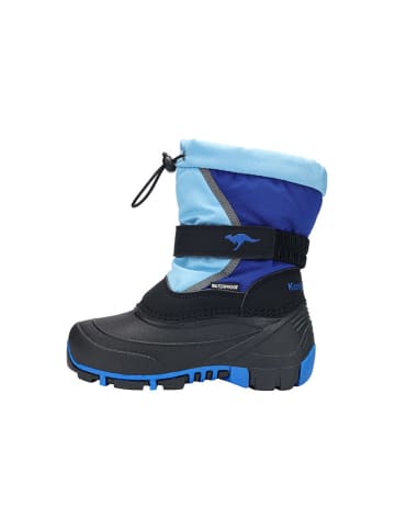 Rubberlaarzen "Kanga-Bean V" zwart/blauw