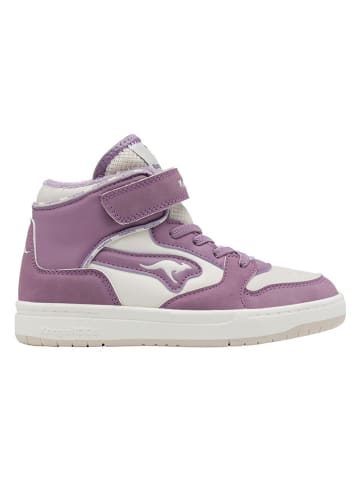 Sneakersy "Rim Mid EV" w kolorze kremowo-fioletowym