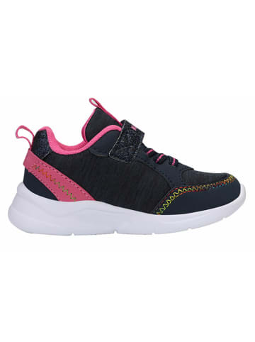 Sneakers "Chip" donkerblauw/roze
