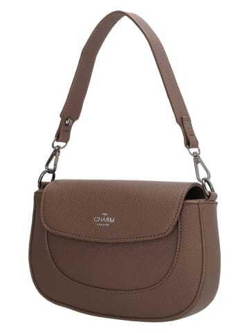 Schultertasche in Braun - (B)23 x (H)13,5 x (T)4,5 cm