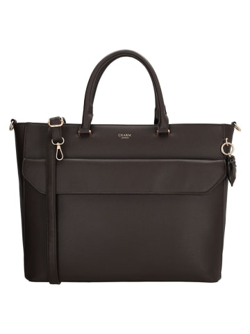 Shopper in Braun - (B)46 x (H)32 x (T)13 cm