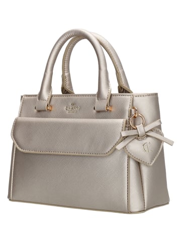 Henkeltasche in Silber - (B)24 x (H)17 x (T)10 cm