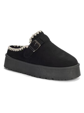 Pantoffels "Siloe" zwart