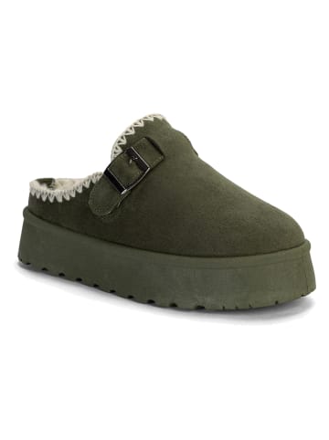 Kapcie "Siloe" w kolorze khaki