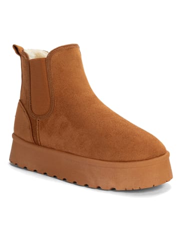 Winterboots "Salome" in Hellbraun
