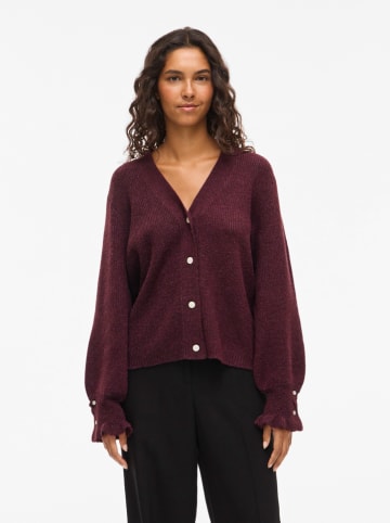 Cardigan "Vitilda" in Bordeaux