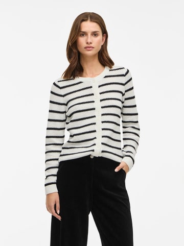 Vest "Vidalo" wit/zwart