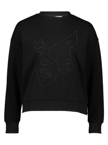 Sweatshirt in Schwarz