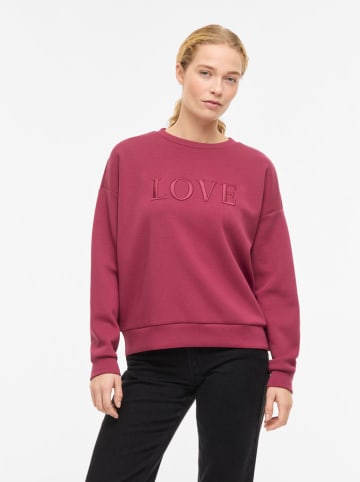 Sweatshirt "Vireflect" in Bordeaux