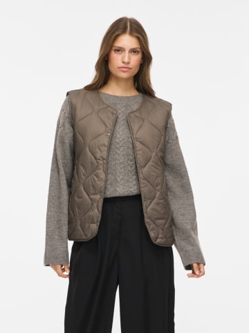 Steppweste in Taupe