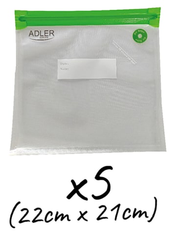 25-delige set: vacuümzakken ''AD 4514.1'' groen