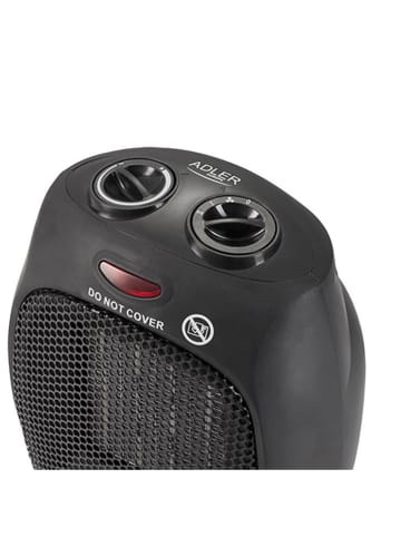 Heteluchtventilator ''AD 7702'' zwart
