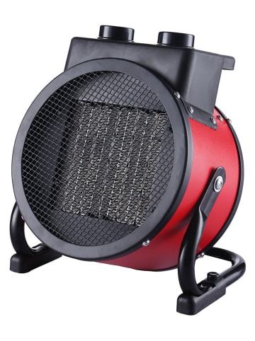Keramische ventilatorkachel ''CR 7743'' rood/zwart