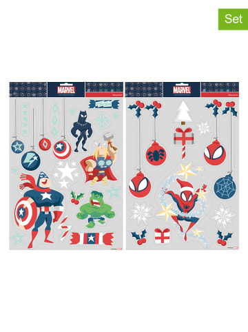 Naklejki okienne "Marvel 2" - 2x 2 arkusze (produkt niespodzianka)