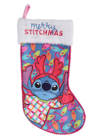 Christmas Inspirations Skarpeta świąteczna "Stitch Merry Stitchmas" ze wzorem - wys. 45 cm