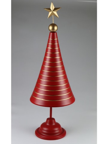 Dekofigur "Baum" in Rot - (H)60 x Ø 21 cm