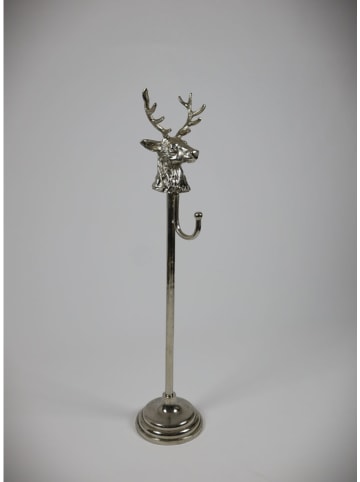 Kransstandaard "Hirsch" zilverkleurig - (H)88 cm