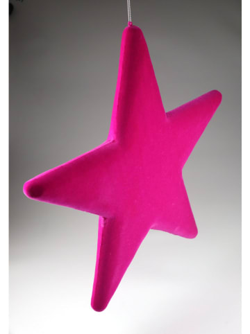 Decohangers "Stern" roze - Ø 50 cm