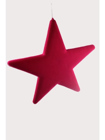 Dekoanhänger "Stern" in Rot - Ø 50 cm