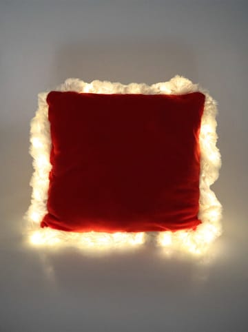 Led-sierkussen rood - (L)40 x (B)40 cm