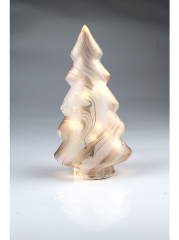 Led-decolamp "Baum" wit/goudkleurig - (H)29 x Ø 15 cm