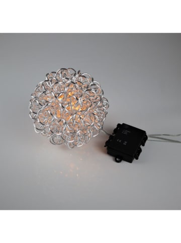 Lampa dekoracyjna LED w kolorze srebrnym - Ø 40 cm