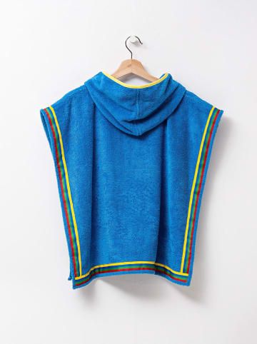 Kapuzenbadetuch in Blau