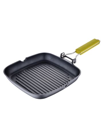 Grillpfanne in Schwarz/ Grün - (L)24 x (B)24 cm