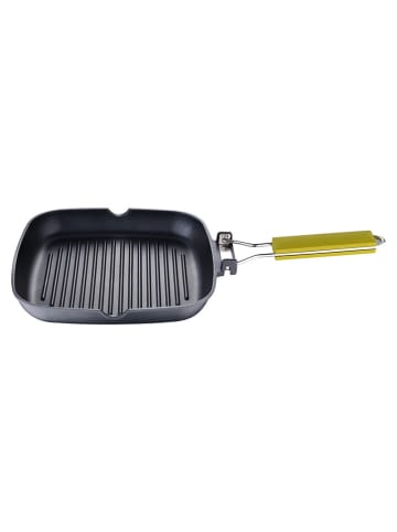 Grillpfanne in Schwarz/ Grün - (L)24 x (B)24 cm